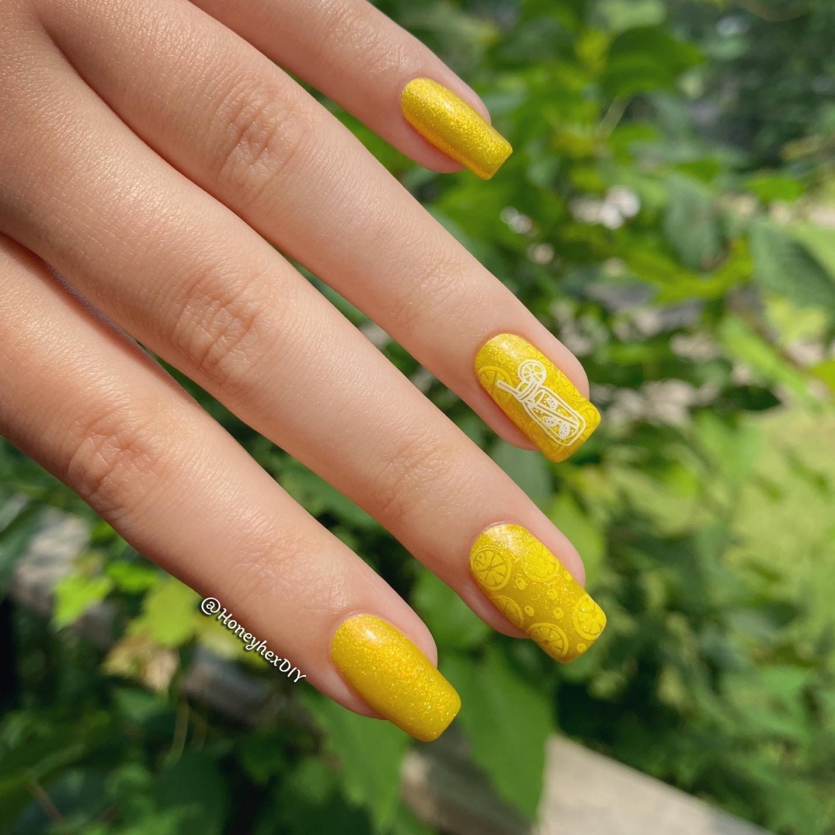 Lemonade Jelly Nail Art